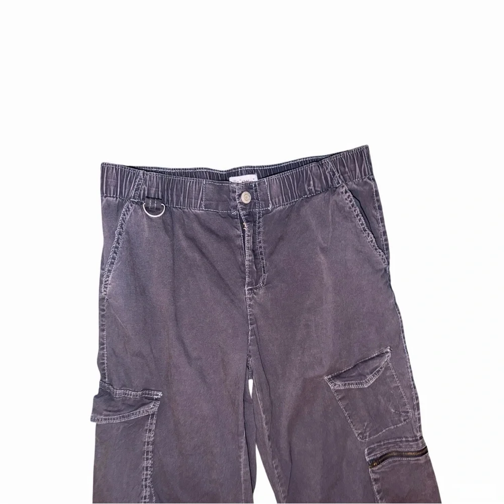 Vanilla Star Charcoal Cargo Pants with Utility Pockets